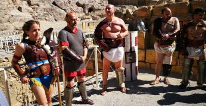 Taller de gladiadores en Tarraco Viva