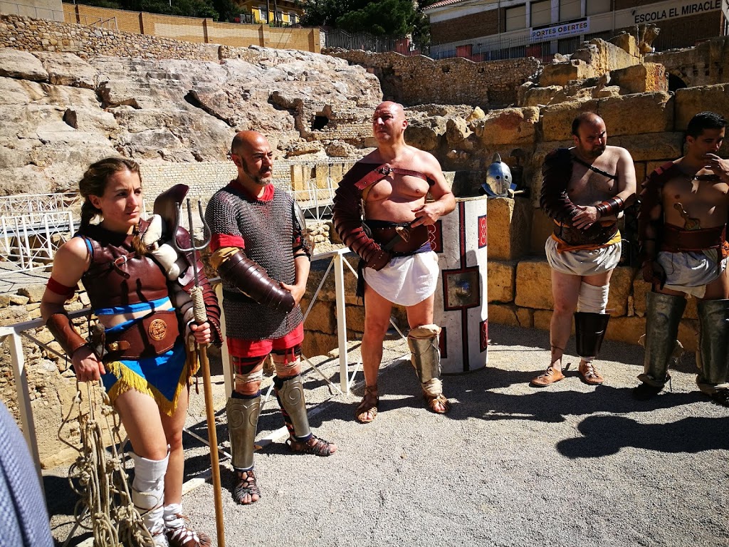 Taller de gladiadores en Tarraco Viva