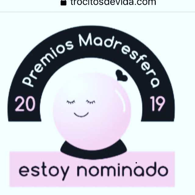 Premios madresfera 2019: vota a mi blog en Personal
