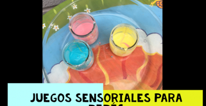 Juegos sensoriales para bebés