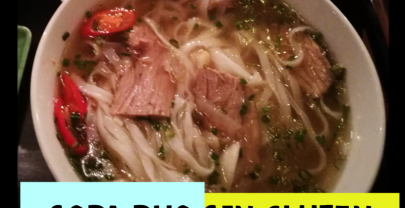 Receta Sopa Pho vietnamita sin gluten